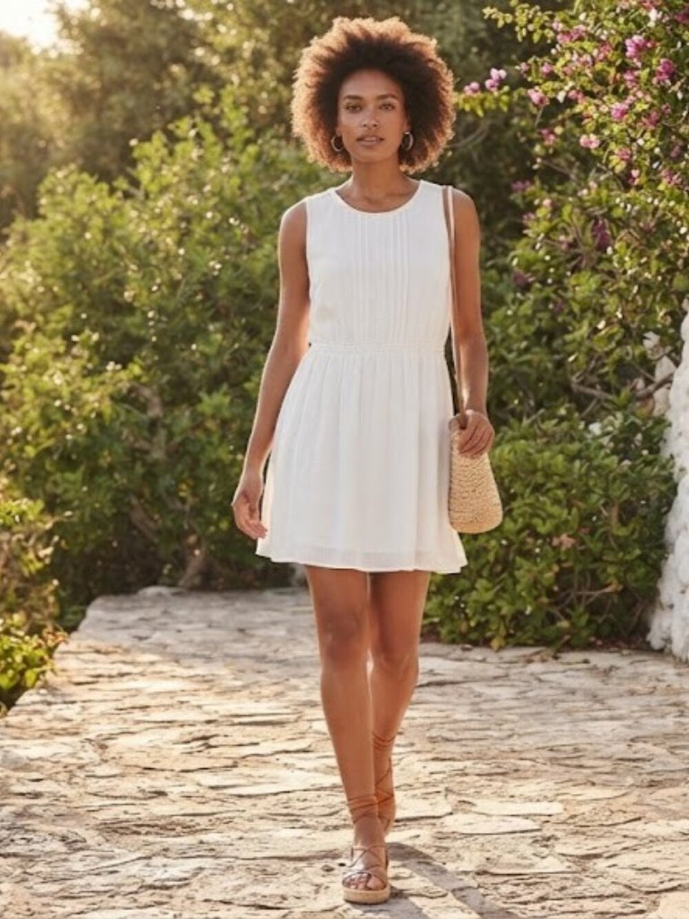 ✨️SUMMER CLEAR OUT✨️ White Sleeveless Mini Dress